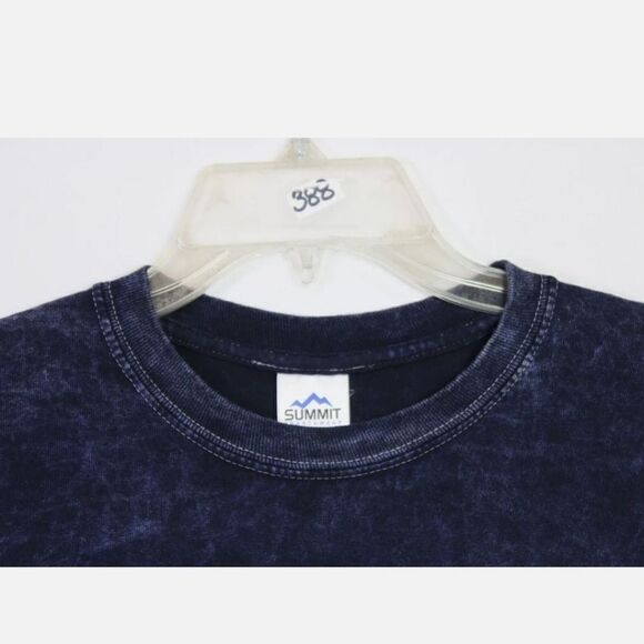 SUMMIT BELLA MINERAL WASH BOYFRIEND LONG SLEEVE TEE PANTHERS SIZE M NWT - Picture 3 of 7